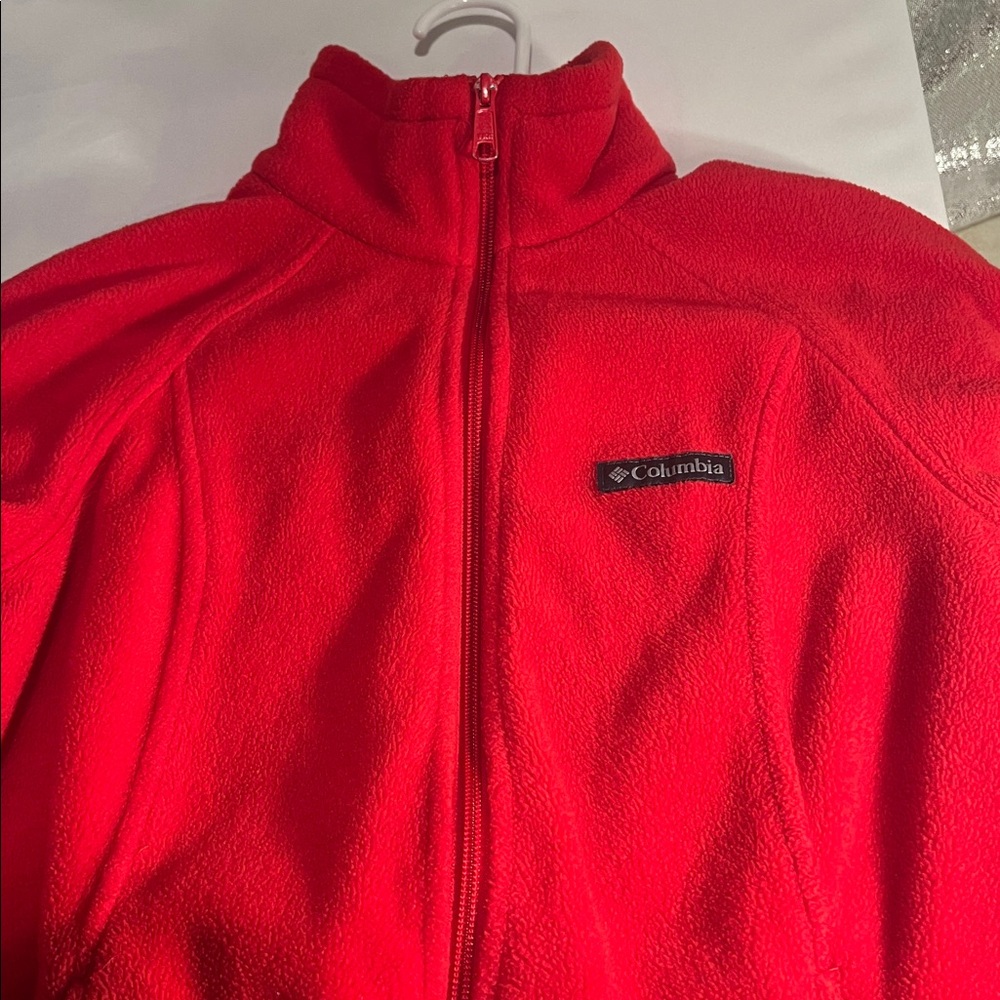 Columbia Red Fleece Jacket